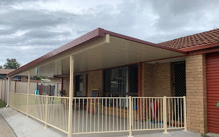 DIY Kit: V-Line Single Skin Patio/Carport Attached To Masonry/Brick/Concrete Wall 5 x 1.6m