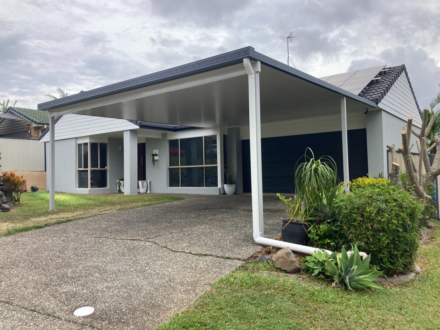 Insulated Patio/Carport Timber Fascia 4.5 x 5.0m