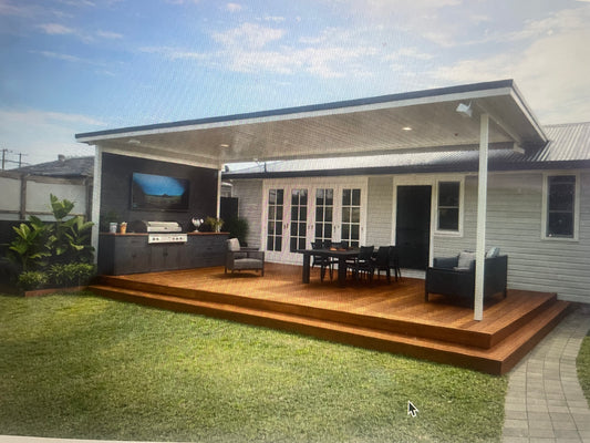 Insulated Patio/Carport Flyover 6 x 6.3m