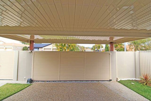 DIY Kit: V-Line Single Skin Patio/Carport Attached To Timber Fascia 5 x 5.9m with 800mm overhang
