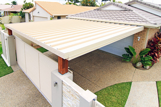 Insulated Patio/Carport Masonry/Brick/Concrete Wall 6.5 x 4.0m