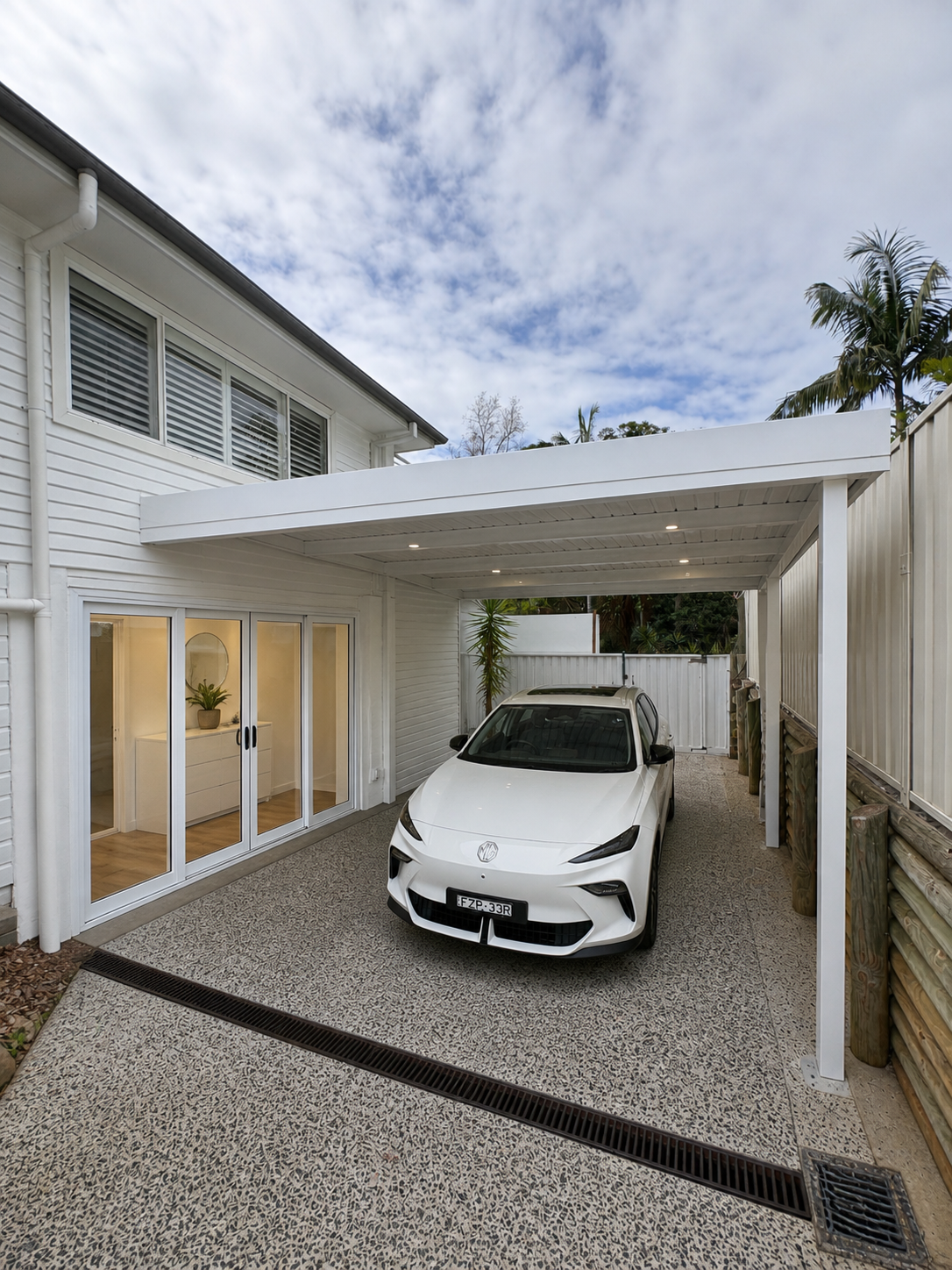 Insulated Patio/Carport Timber Wall 3 x 4.6m